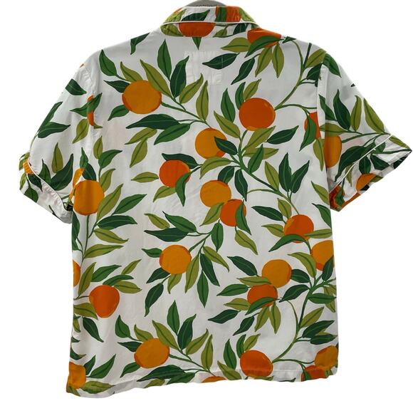SOLD Anthropologie Printfresh M Clementine Pajama Set Short Sleeve Top Shorts - Picture 10 of 14